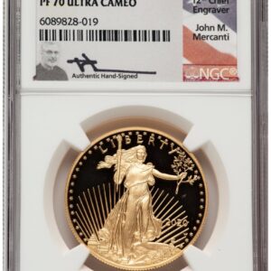2020-W Modern Bullion Coins (2020-W Proof Gold Eagle 1 oz John Mercanti)