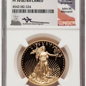 2017-W Modern Bullion Coins (2017-W Proof Gold Eagle 1 oz John Mercanti)