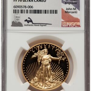 2016-W Modern Bullion Coins (2016-W Proof Gold Eagle 1 oz John Mercanti)