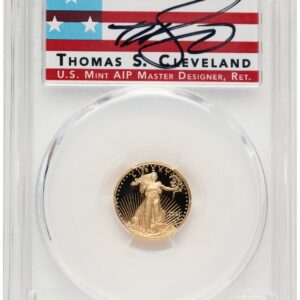 2021-W Modern Bullion Coins (2021-W Type 2 Proof Gold Eagle 1/10 oz FDI Thomas Cleveland Americana)
