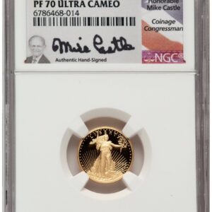 2023-W Modern Bullion Coins (2023-W Proof Gold Eagle 1/10 oz FDI Mike Castle)