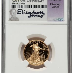 2016-W Modern Bullion Coins (2016-W Proof Gold Eagle 1/4 oz FDI Elizabeth Jones Washington DC)