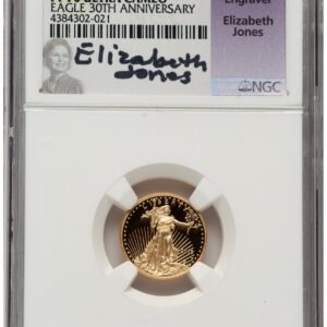 2016-W Modern Bullion Coins (2016-W Proof Gold Eagle 1/10 oz FDI Elizabeth Jones Washington DC)