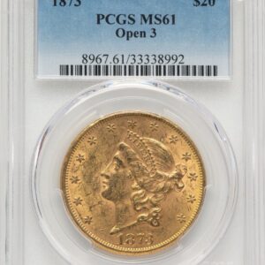 1873 Liberty Double Eagles (1873 $20 OPEN 3)