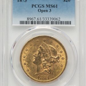 1873 Liberty Double Eagles (1873 $20 OPEN 3)