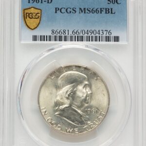 1961-D Franklin Half Dollars (1961-D 50C, FL PCGS Secure)