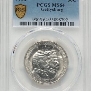 1936 Commemorative Silver (1936 50C Gettysburg, MS PCGS Secure)