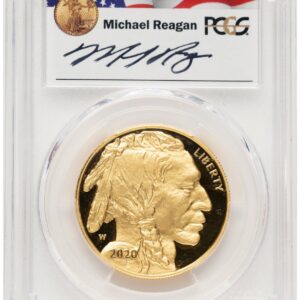 2020-W Modern Bullion Coins (2020-W Proof Gold Buffalo 1 oz FDI Reagan Legacy Series Michael Reagan)