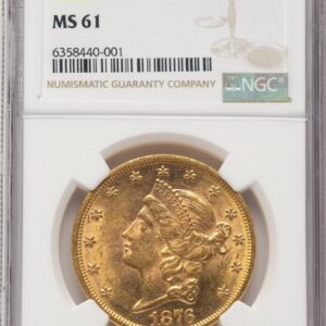 1876 Liberty Double Eagles (1876 $20)