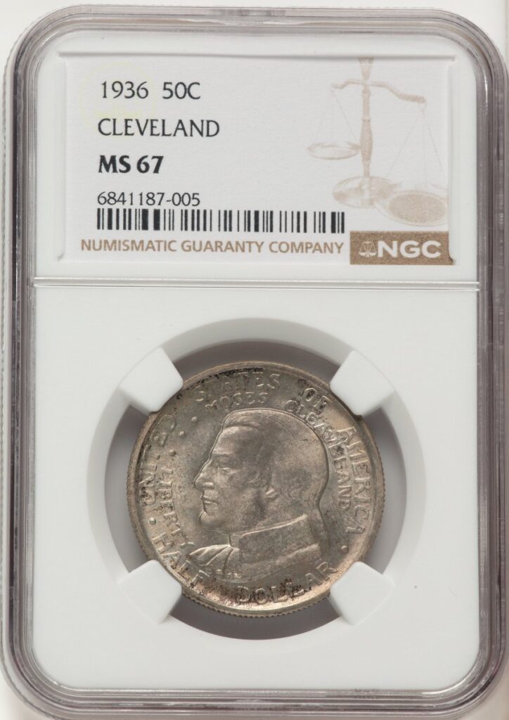 1936 Commemorative Silver (1936 50C Cleveland, MS)