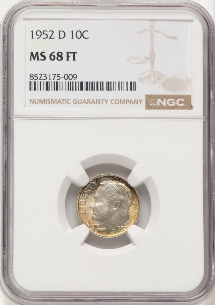 1952-D Roosevelt Dimes (1952-D 10C, FB)