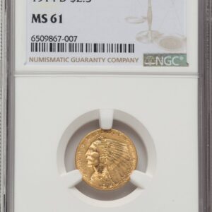 1914-D Indian Quarter Eagles (1914-D $2 1/2)