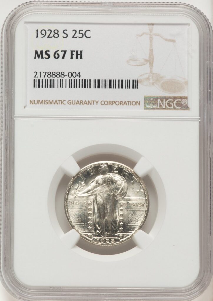1928-S Standing Liberty Quarters (1928-S 25C, FH)