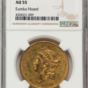 1850 Liberty Double Eagles (1850 $20)