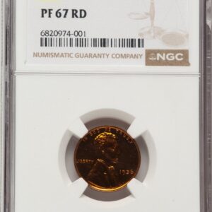 1936 Proof Lincoln Cents (1936 1C TYPE 2, RD)