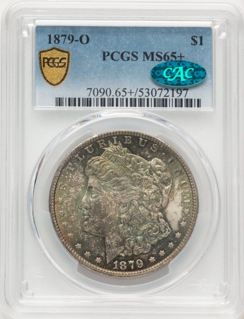 1879-O Morgan Dollars (1879-O S$1 CAC PCGS Plus)