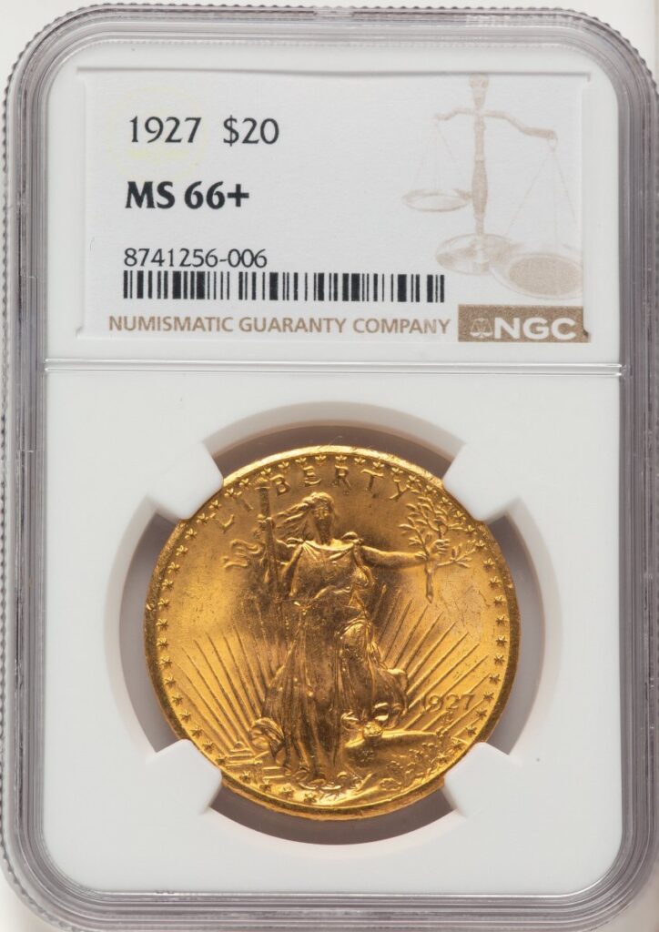 1927 Saint-Gaudens Double Eagles (1927 $20 NGC Plus)