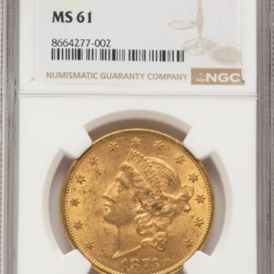 1873 Liberty Double Eagles (1873 $20 OPEN 3)