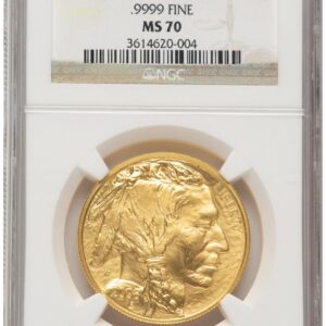 2008-W Modern Bullion Coins (2008-W Burnished Gold Buffalo 1 oz Brown Label)