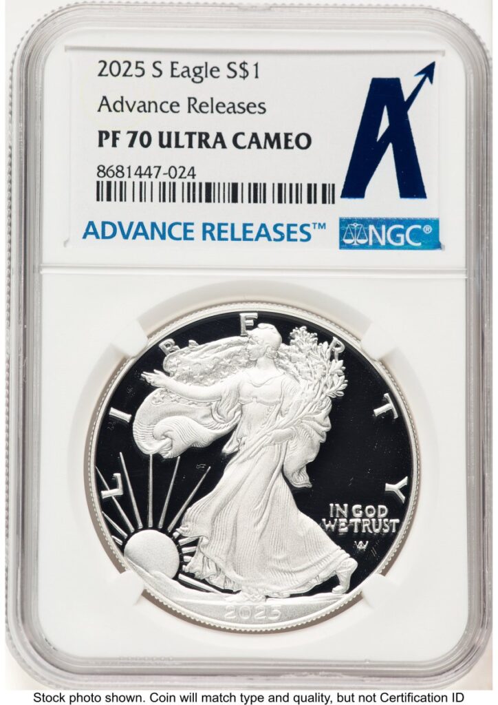 2025-S Modern Bullion Coins (2025-S Proof Silver Eagle 1 oz AR Standard)