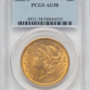 1860-S Liberty Double Eagles (1860-S $20)