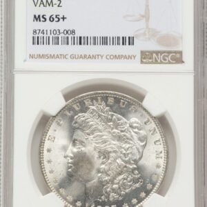 1887/6 Morgan Dollars (1887/6 $1 VAM-2, MS NGC Plus)