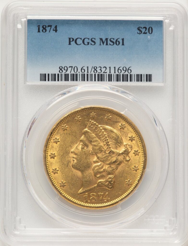1874 Liberty Double Eagles (1874 $20)