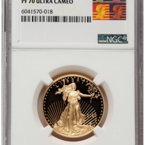 2020-W Modern Bullion Coins (2020-W Proof Gold Eagle 1/2 oz Reagan Bust Art)