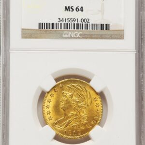 1810 Early Half Eagles (1810 $5 Small Date, Tall 5)