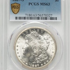 1887-S Morgan Dollars (1887-S S$1 PCGS Secure)