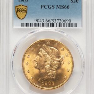 1903 Liberty Double Eagles (1903 $20 PCGS Secure)