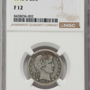 1913-S Barber Quarters (1913-S 25C)