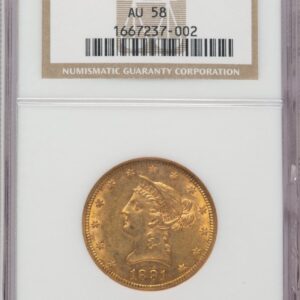 1891-CC Liberty Eagles (1891-CC $10)