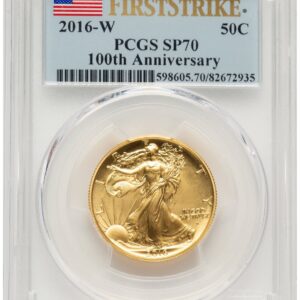 2016-W Modern Bullion Coins (2016-W 50C Walking Liberty 100th Anniversary Gold Centennial FS Flag)
