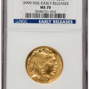 2008-W Modern Bullion Coins (2008-W Burnished Gold Buffalo 1/2 oz ER Blue)