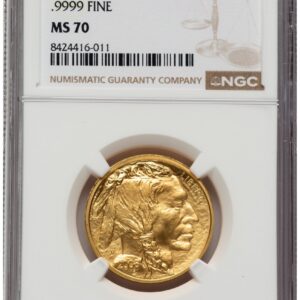 2008-W Modern Bullion Coins (2008-W Burnished Gold Buffalo 1/2 oz Brown Label)