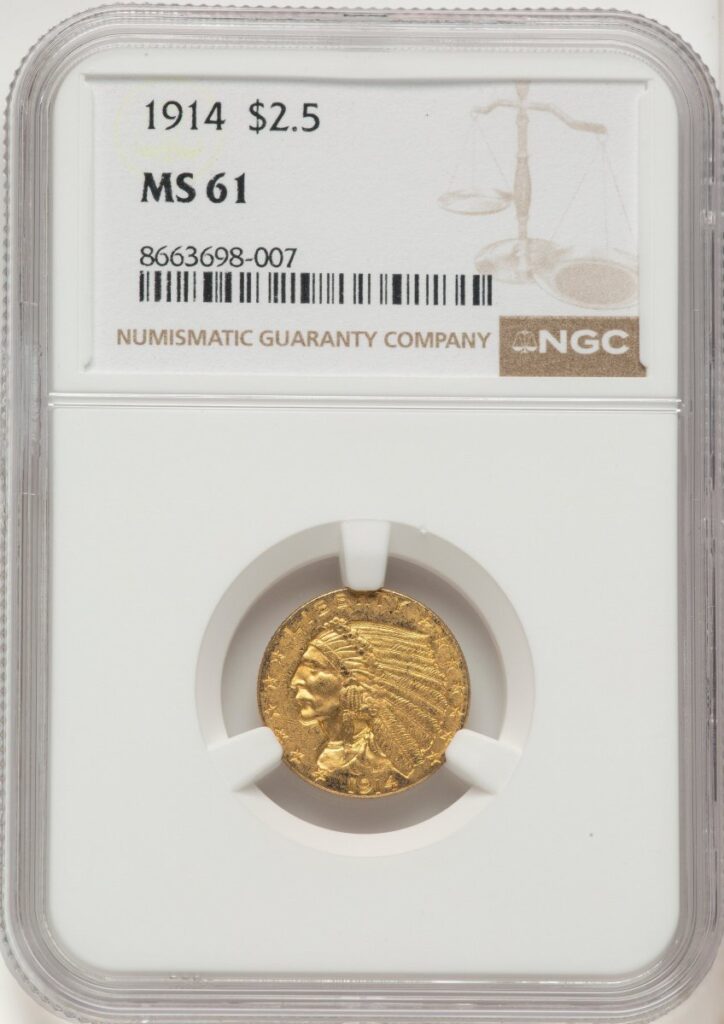 1914 Indian Quarter Eagles (1914 $2 1/2)
