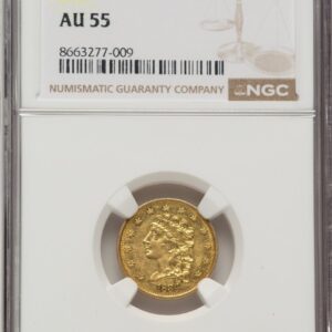 1834 Classic Quarter Eagles (1834 $2 1/2 Classic, MS)