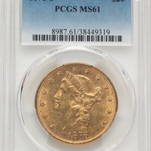 1878-S Liberty Double Eagles (1878-S $20 Blue Gradient)