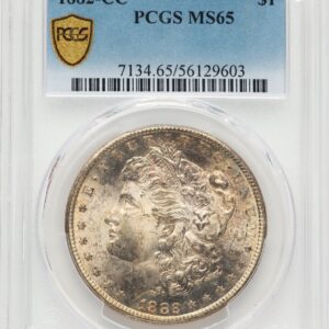 1882-CC Morgan Dollars (1882-CC S$1 PCGS Secure)