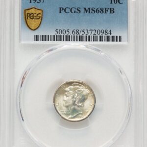 1937 Mercury Dimes (1937 10C, FB PCGS Secure)