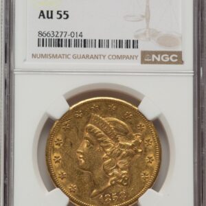 1858-S Liberty Double Eagles (1858-S $20)