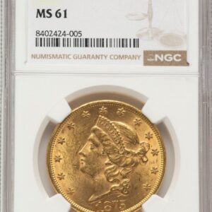1875 Liberty Double Eagles (1875 $20)