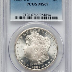 1881-CC Morgan Dollars (1881-CC S$1)