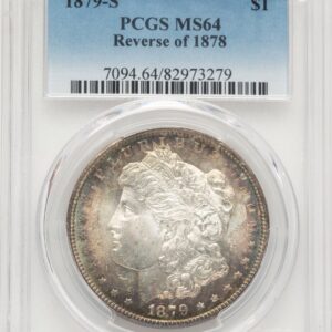 1879-S Morgan Dollars (1879-S S$1 Reverse of 1878)