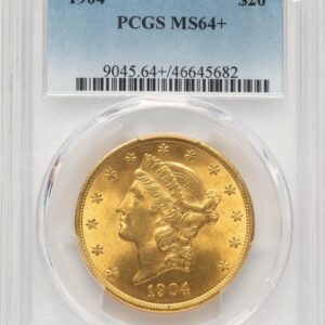 1904 Liberty Double Eagles (1904 $20 Liberty PCGS Plus)
