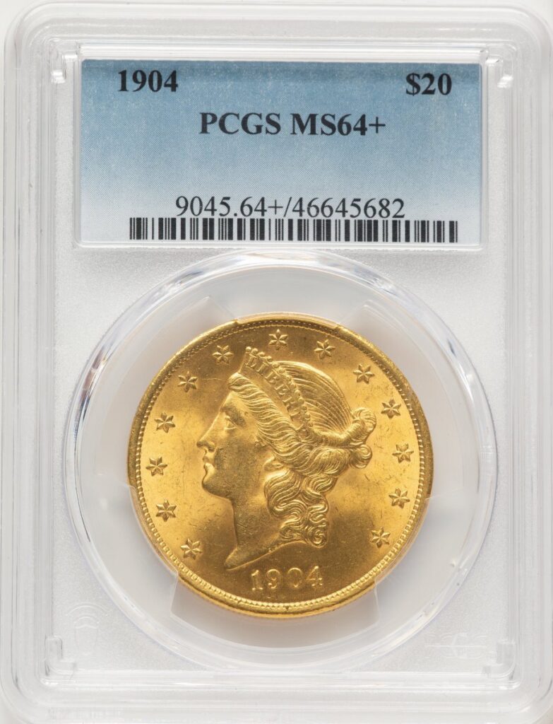 1904 Liberty Double Eagles (1904 $20 Liberty PCGS Plus)