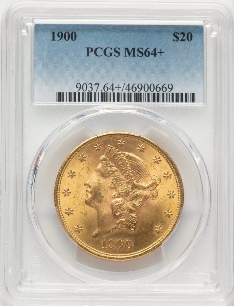 1900 Liberty Double Eagles (1900 $20 PCGS Plus)