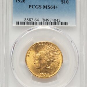 1926 Indian Eagles (1926 $10 PCGS Plus)