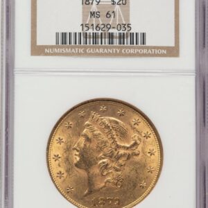 1879 Liberty Double Eagles (1879 $20)